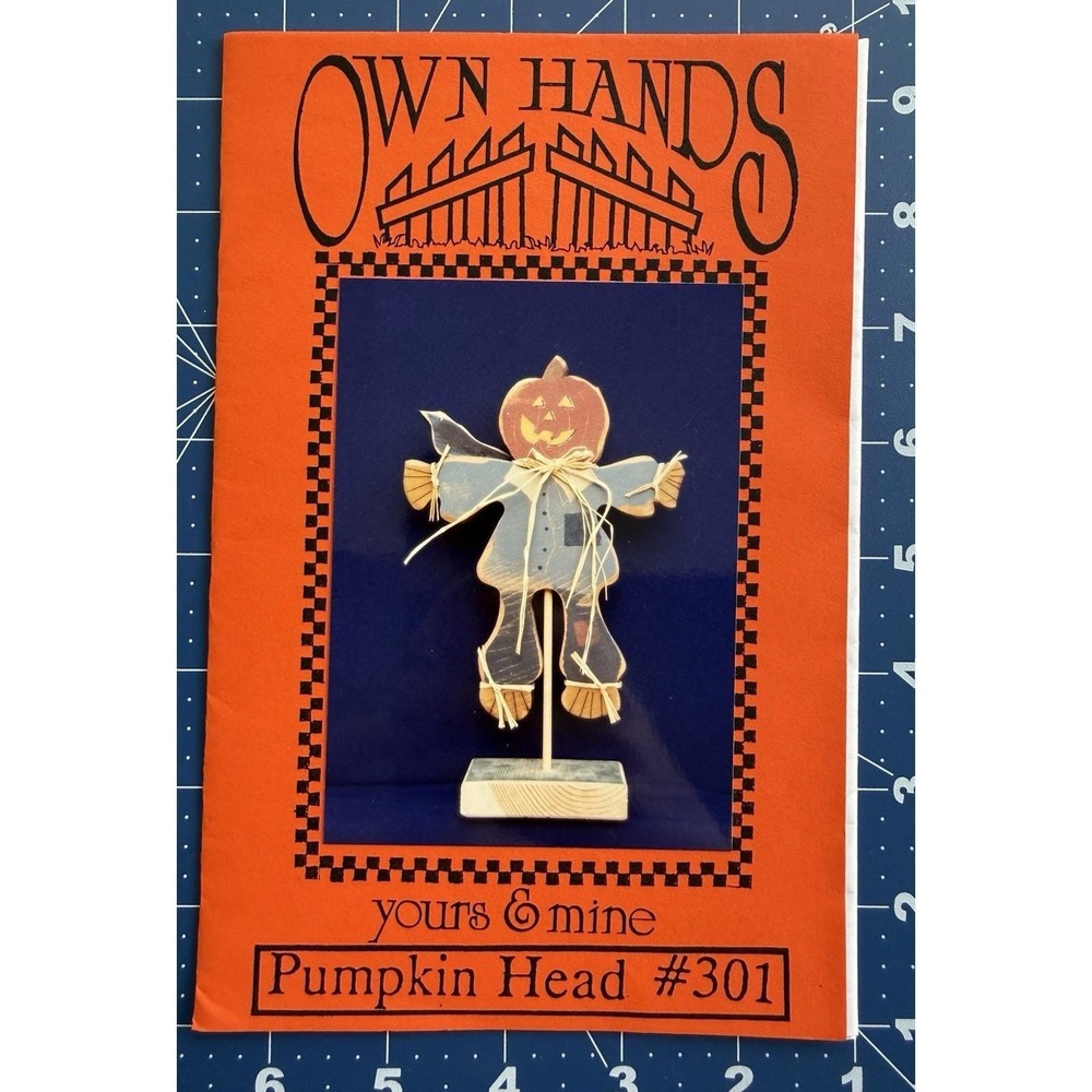 Own Hands Yours &‎ Mine PUMPKIN HEAD # 301 Tole Paint Pattern Packet UC